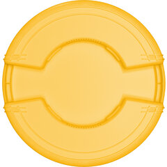84104404 Bronco™ Round Waste Bin Trash Container 44 Gallon - Yellow