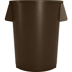 84105501 Bronco™ Round Waste Bin Trash Container 55 Gallon - Brown