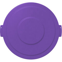 84102189 Bronco™ Round Waste Bin Trash Container Lid 20 Gallon - Purple