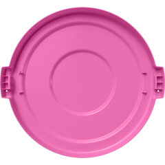 84102126 Bronco™ Round Waste Bin Trash Container Lid 20 Gallon - Bright Pink