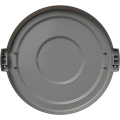 84103323 Bronco™ Round Waste Bin Trash Container Lid 32 Gallon - Gray