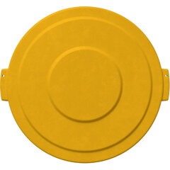 84103304 Bronco™ Round Waste Bin Trash Container Lid 32 Gallon - Yellow