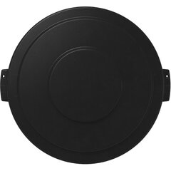 84102103 Bronco™ Round Waste Bin Trash Container Lid 20 Gallon - Black