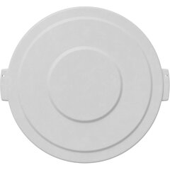 84103302 Bronco™ Round Waste Bin Trash Container Lid 32 Gallon - White