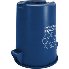 841032REC14 Bronco™ Round RECYCLE Container 32 Gallon - Blue