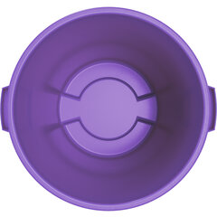 84102089 Bronco™ Round Waste Bin Trash Container 20 Gallon - Purple