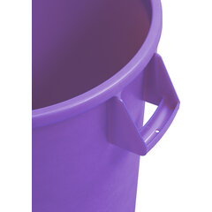 84102089 Bronco™ Round Waste Bin Trash Container 20 Gallon - Purple