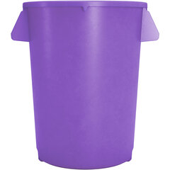 84102089 Bronco™ Round Waste Bin Trash Container 20 Gallon - Purple