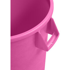 84102026 Bronco™ Round Waste Bin Trash Container 20 Gallon - Bright Pink