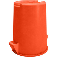 84102024 Bronco™ Round Waste Bin Trash Container 20 Gallon - Orange