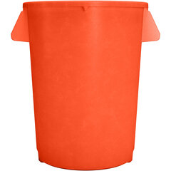84102024 Bronco™ Round Waste Bin Trash Container 20 Gallon - Orange