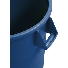84103214 Bronco™ Round Waste Bin Trash Container 32 Gallon - Blue