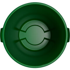 84103209 Bronco™ Round Waste Bin Trash Container 32 Gallon - Green