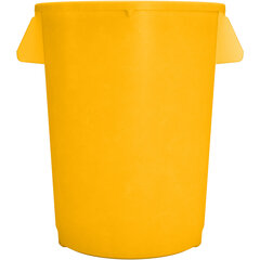 84102004 Bronco™ Round Waste Bin Trash Container 20 Gallon - Yellow