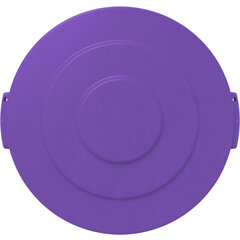 84101189 Bronco™ Round Waste Bin Trash Container Lid 10 Gallon - Purple