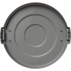 84101123 Bronco™ Round Waste Bin Trash Container Lid 10 Gallon - Gray