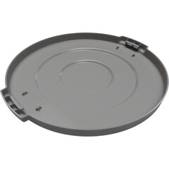 84101123 Bronco™ Round Waste Bin Trash Container Lid 10 Gallon - Gray