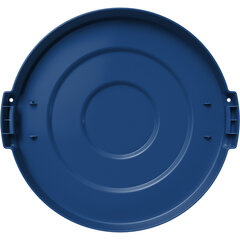 84101114 Bronco™ Round Waste Bin Trash Container Lid 10 Gallon - Blue