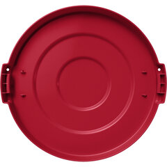 84101105 Bronco™ Round Waste Bin Trash Container Lid 10 Gallon - Red
