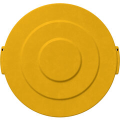 84101104 Bronco™ Round Waste Bin Trash Container Lid 10 Gallon - Yellow