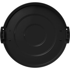 84101103 Bronco™ Round Waste Bin Trash Container Lid 10 Gallon - Black