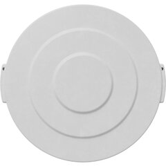 84101102 Bronco™ Round Waste Bin Trash Container Lid 10 Gallon - White