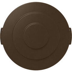 84101101 Bronco™ Round Waste Bin Trash Container Lid 10 Gallon - Brown