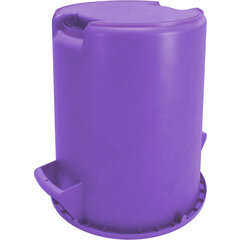 84101089 Bronco™ Round Waste Bin Trash Container 10 Gallon - Purple