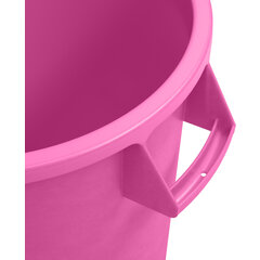 84101026 Bronco™ Round Waste Bin Trash Container 10 Gallon - Bright Pink