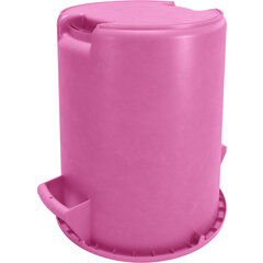84101026 Bronco™ Round Waste Bin Trash Container 10 Gallon - Bright Pink