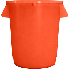 84101024 Bronco™ Round Waste Bin Trash Container 10 Gallon - Orange