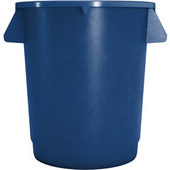 84101014 Bronco™ Round Waste Bin Trash Container 10 Gallon - Blue