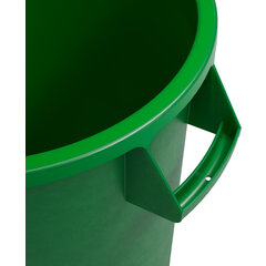 84101009 Bronco™ Round Waste Bin Trash Container 10 Gallon - Green