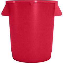 84101005 Bronco™ Round Waste Bin Trash Container 10 Gallon - Red
