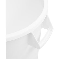 84101002 Bronco™ Round Waste Bin Trash Container 10 Gallon - White