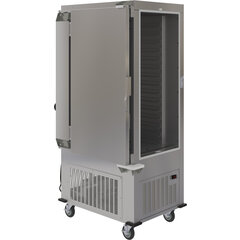 DXPACR15LSD Air Curtain Refrigerator Left Hinged Sliding Door - Stainless Steel