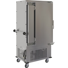 DXPACR15LSD Air Curtain Refrigerator Left Hinged Sliding Door - Stainless Steel