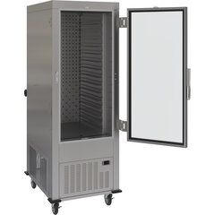 DXPACR15RCL Air Curtain Refrigerator Right Hinged Clear Door - Stainless Steel