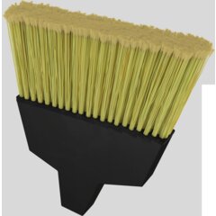 4165000 Duo-Sweep® Flagged Angled Broom with Hood 55" - Natural