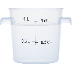 1096130 StorPlus™ Round Food Storage Container 1 Quart - Clear