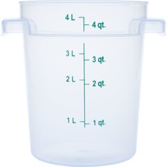 1096430 StorPlus™ Round Food Storage Container 4 Quart - Clear