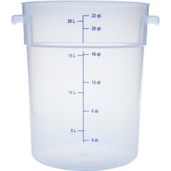 1096930 StorPlus™ Round Food Storage Container 22 Quart - Clear