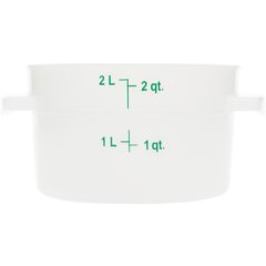 1097302 StorPlus™ Round Food Storage Container 2 Quart - White