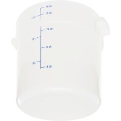 1097802 StorPlus™ Round Food Storage Container 18 Quart - White