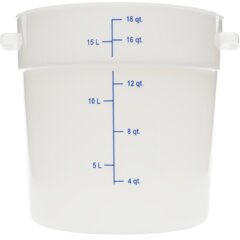 1097802 StorPlus™ Round Food Storage Container 18 Quart - White