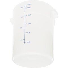 1097902 StorPlus™ Round Food Storage Container 22 Quart - White