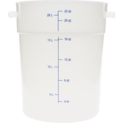 1097902 StorPlus™ Round Food Storage Container 22 Quart - White