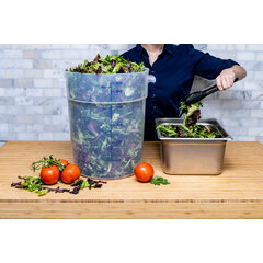 1096930 StorPlus™ Round Food Storage Container 22 Quart - Clear