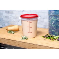 1097602 StorPlus™ Round Food Storage Container 8 Quart - White