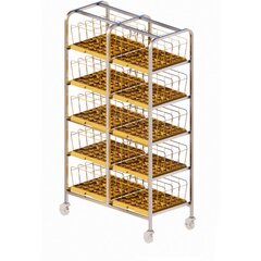 DXIRDSD9100 Dome Storage Rack - Holds 100 Domes or 100 Bases/Underliners 44 in - Stainless Steel